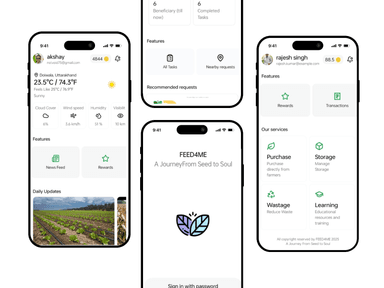 Feed4Me - Agri-Tech Ecosystem (Hackathon MVP)